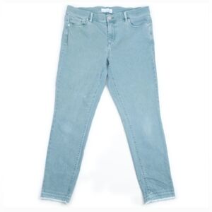 LOFT Teal Modern Skinny Crop Jeans